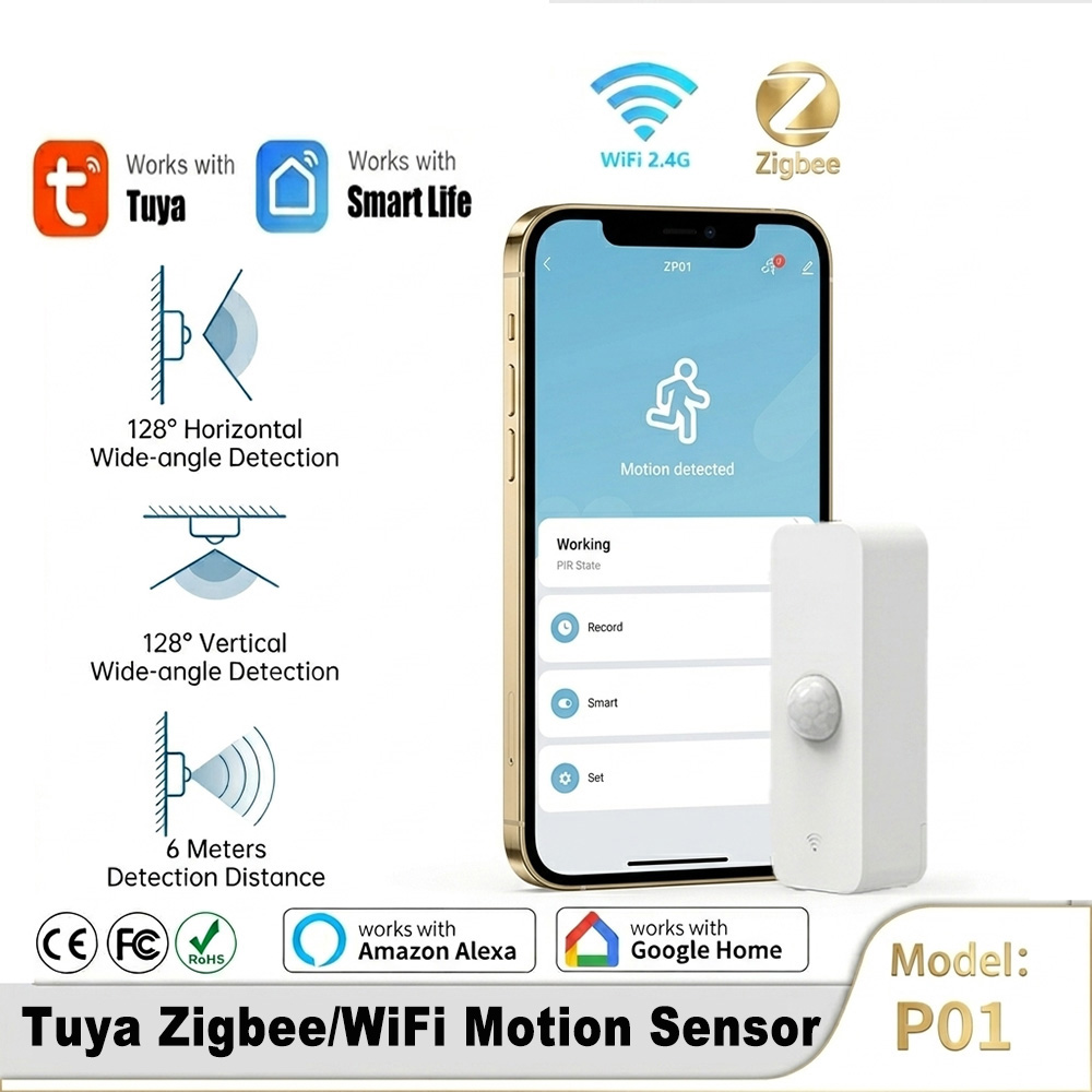 Smart Home Networking - Smart PIR Motion Sensor WiFi Zigbee