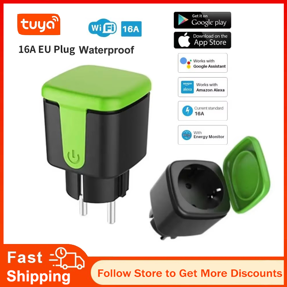 Smart Home Networking - Tuya EU 16A WiFi Smart Waterproof