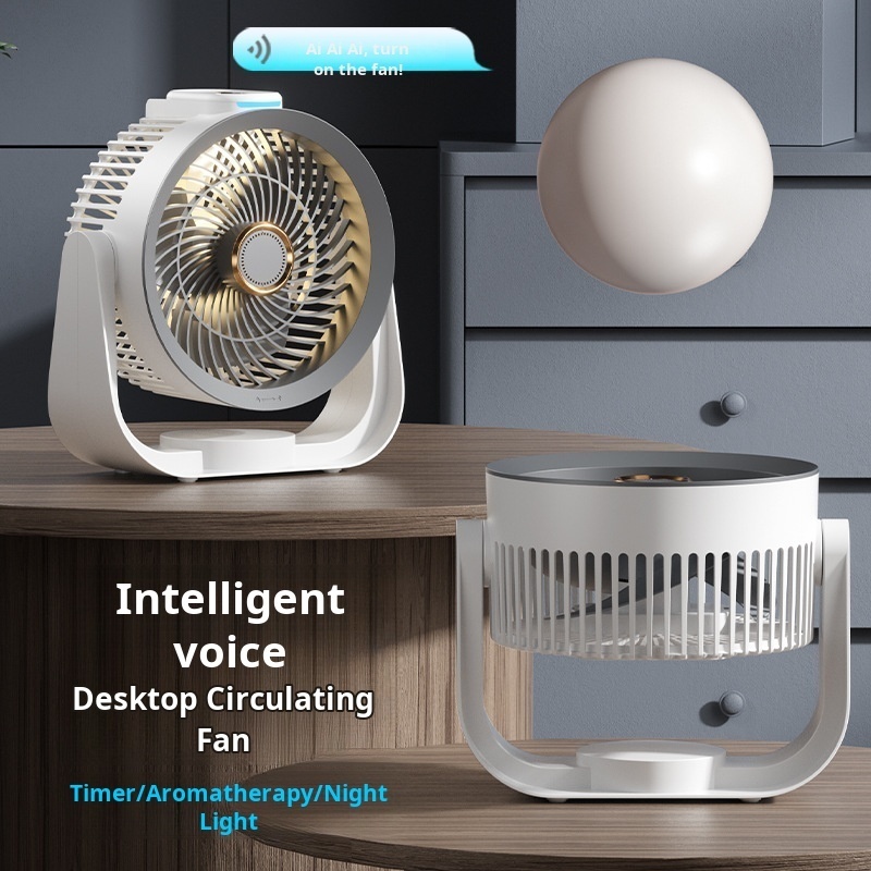 Smart Desk Fan Voice Activated - огляд і ціна Smart Home Office