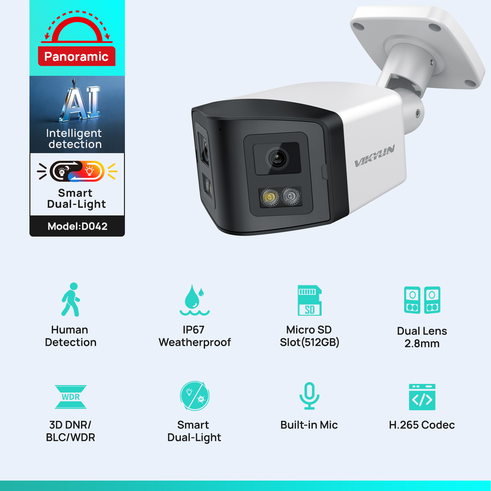 VIKYLIN 170° Panoramic Securit - огляд і ціна Smart Home Notifications