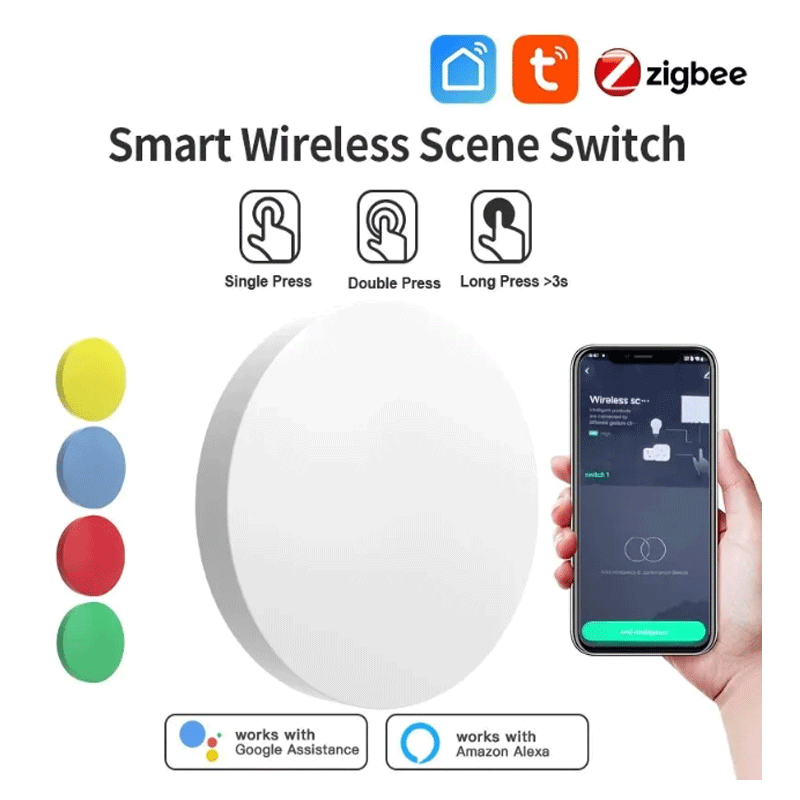 Tuya ZigBee Smart Wireless But - огляд і ціна Smart Home Office