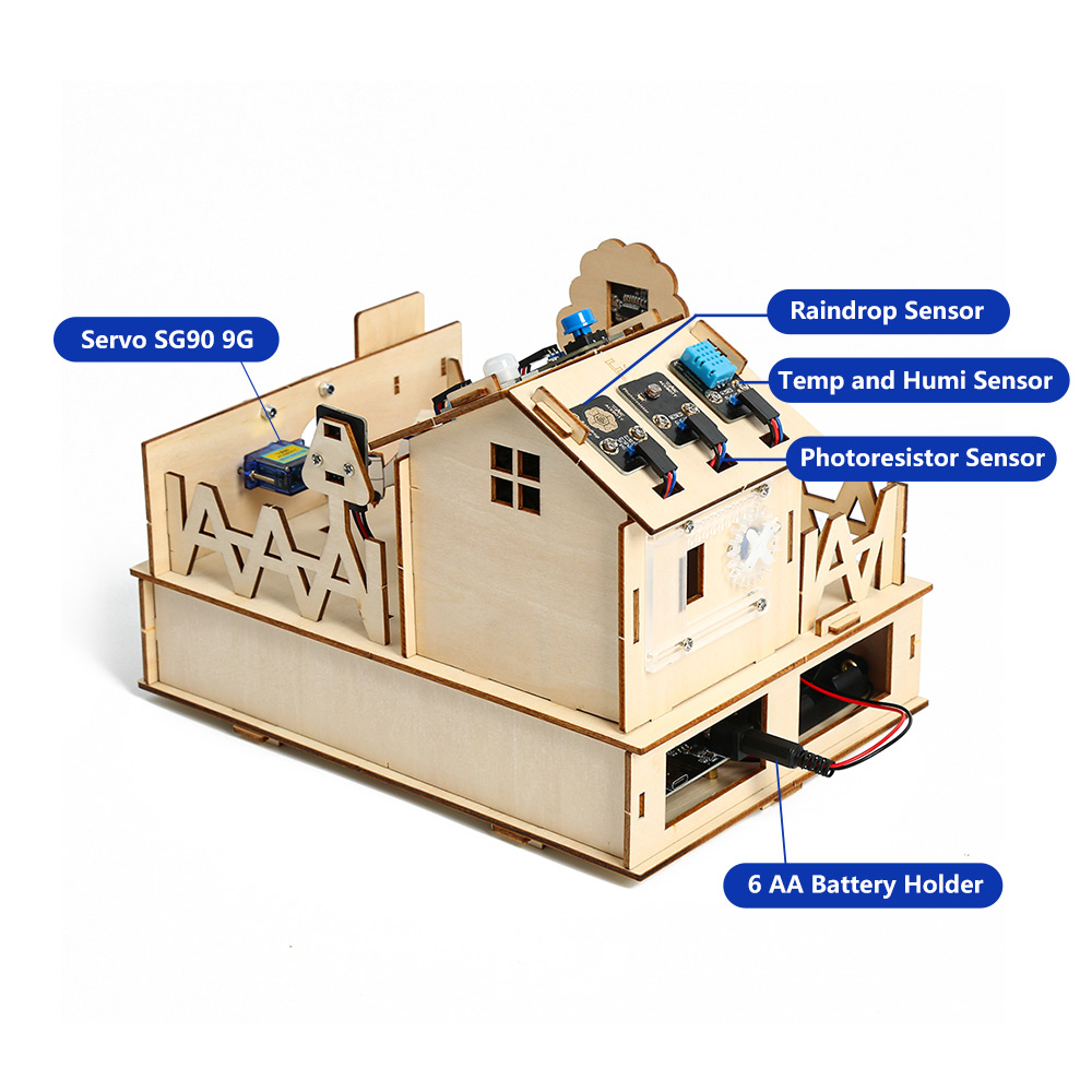 ACEBOTT Smart Home STEM STEAM  - огляд і ціна Smart Home Kit For Arduino