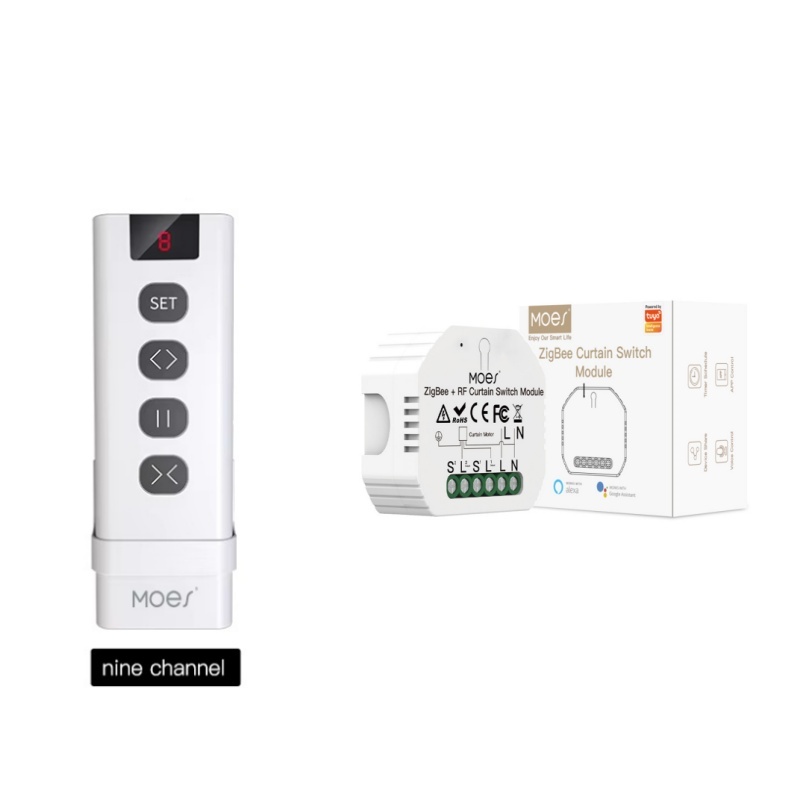 MOES ZigBee Smart RF433 Curtai - огляд і ціна Smart Home Blinds
