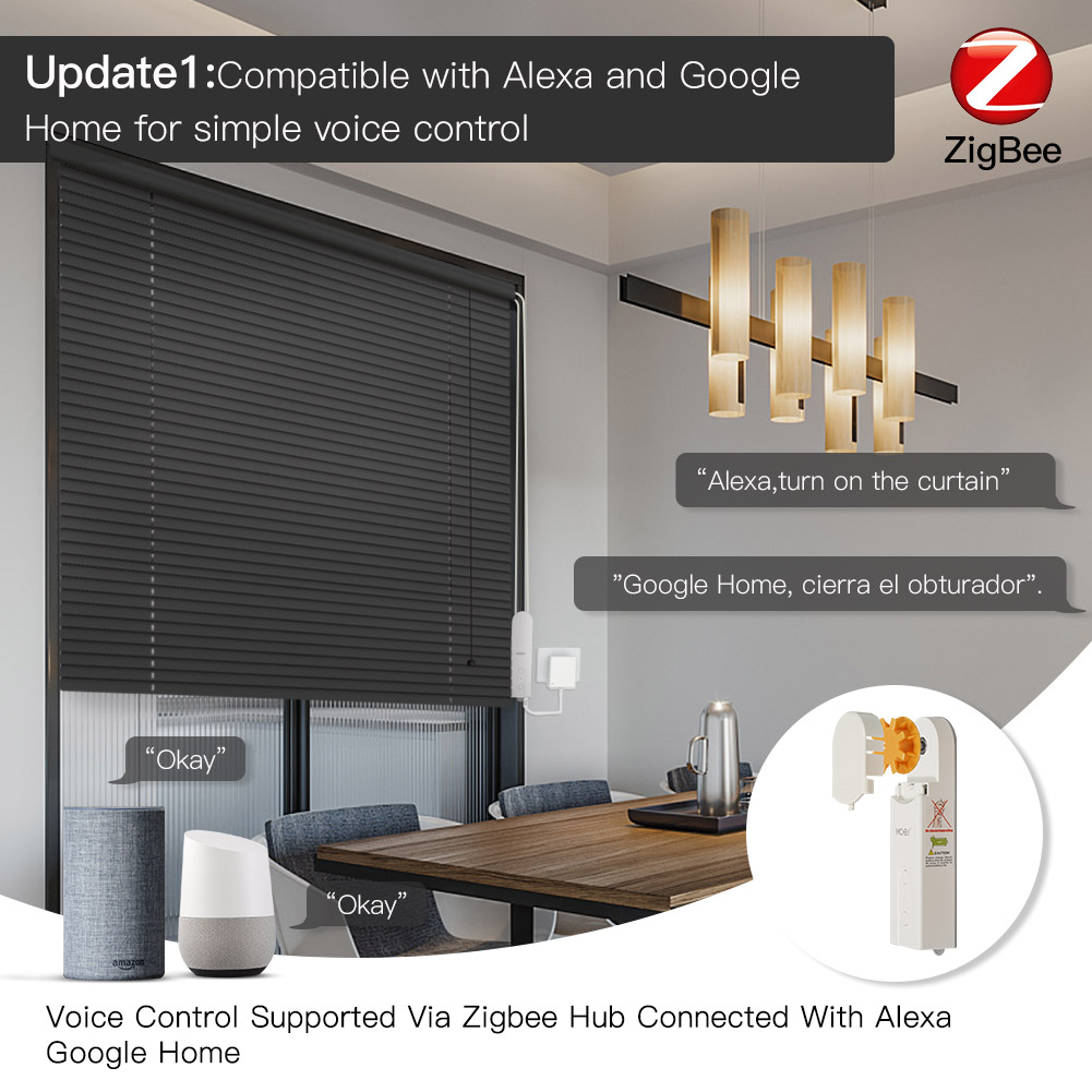 MOES ZigBee Smart DIY Motorize - огляд і ціна Smart Home Blinds