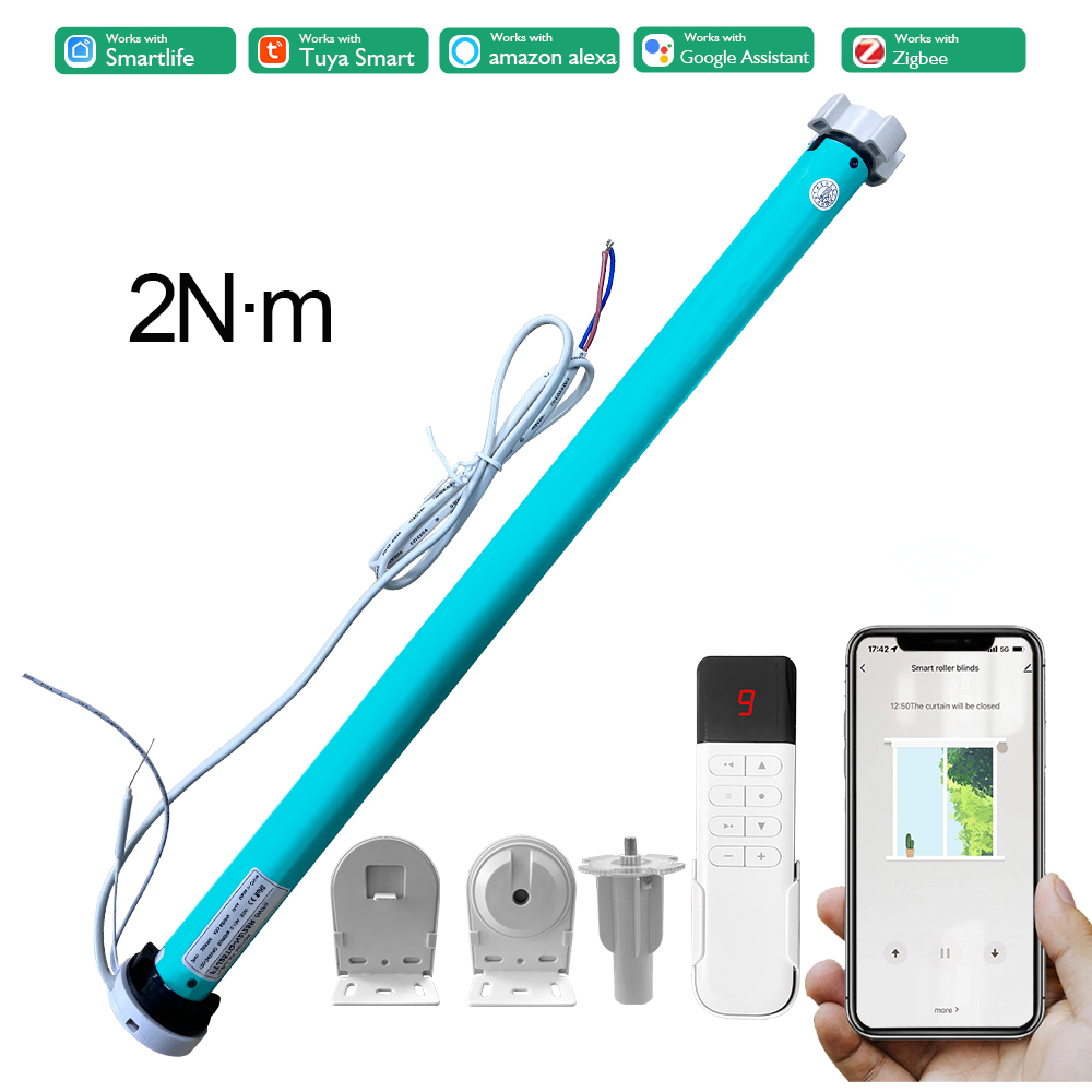 2N AC100-240V Tuya Zigbee Smar - огляд і ціна Smart Home Blinds