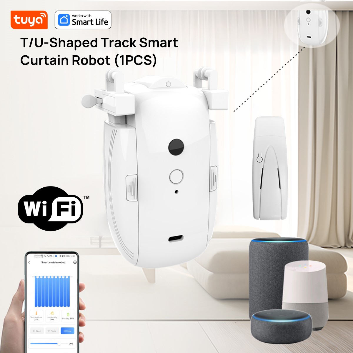 Tuya Smart WiFi Curtain Robot  - огляд і ціна Smart Home Zentrale