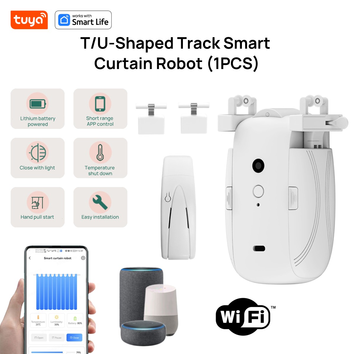 Tuya Smart WiFi Curtain Robot  - огляд і ціна Smart Home Zentrale