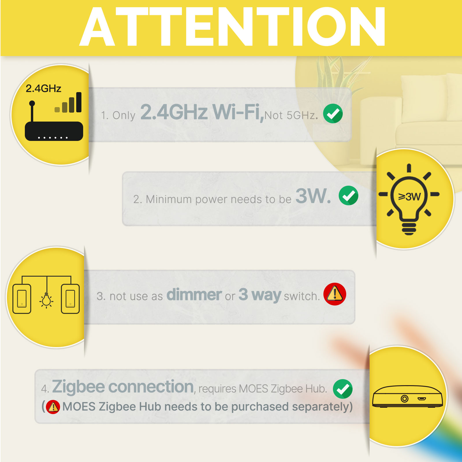 MOES US Standard Zigbee Smart  - огляд і ціна Smart Home Solution