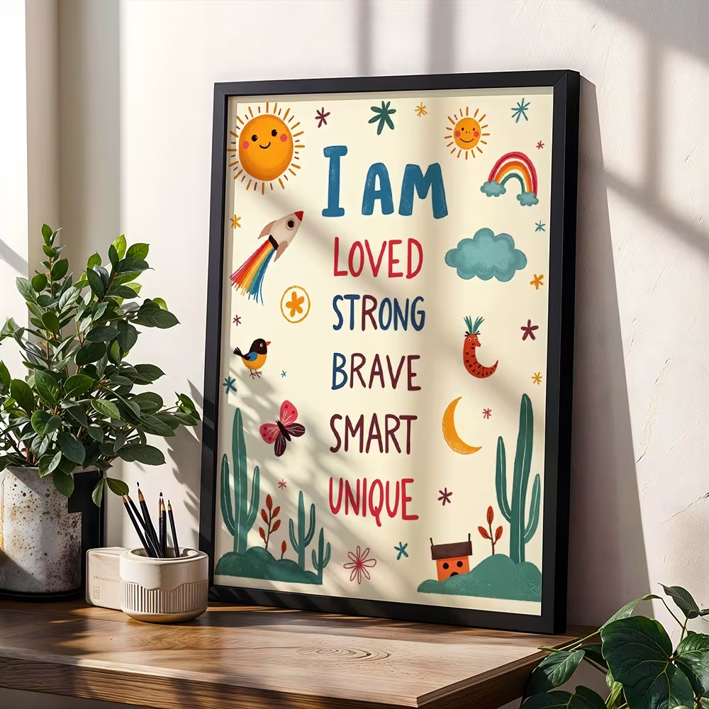 Colorful I Am Loved Strong Bra - огляд і ціна Smart Home Poster