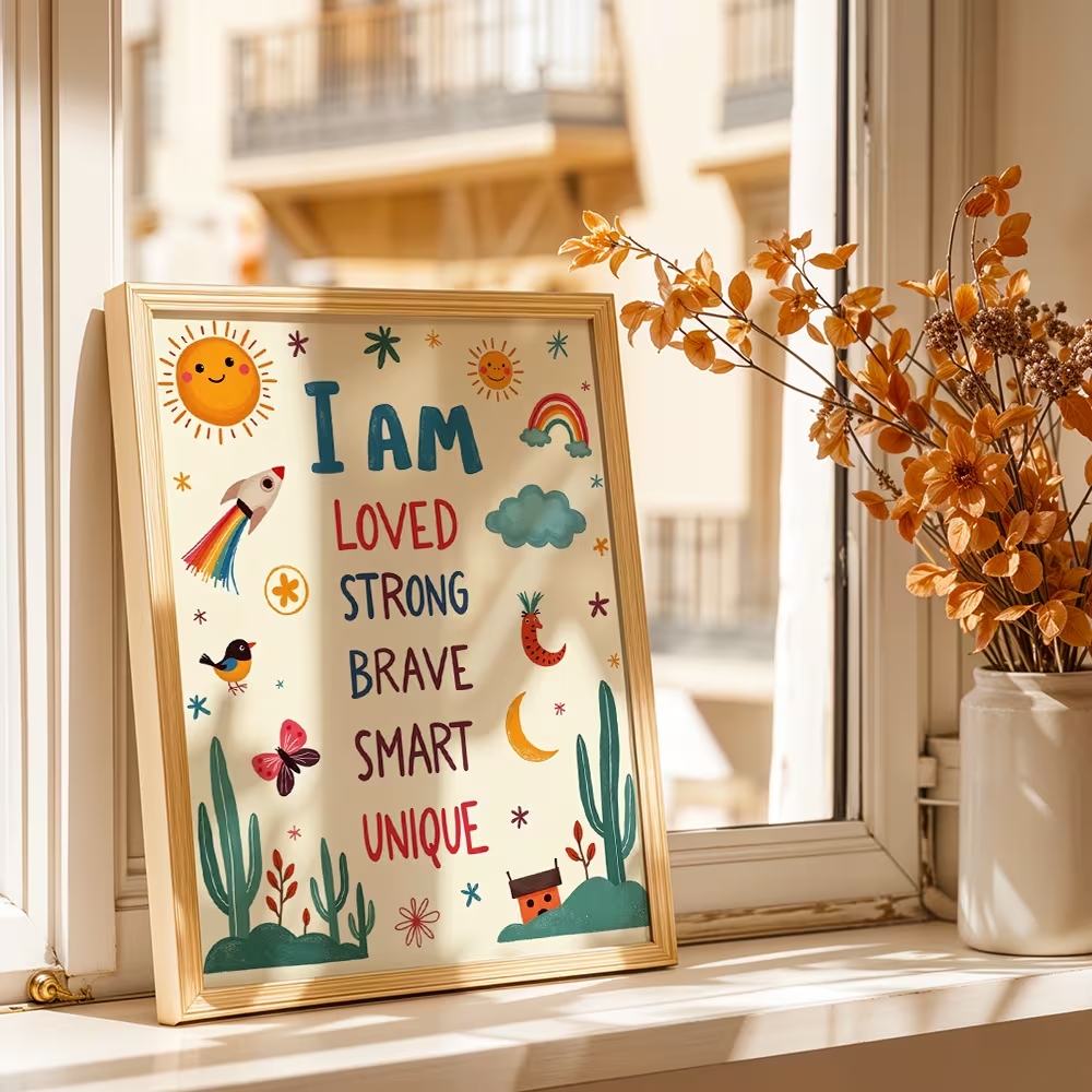 Colorful I Am Loved Strong Bra - огляд і ціна Smart Home Poster