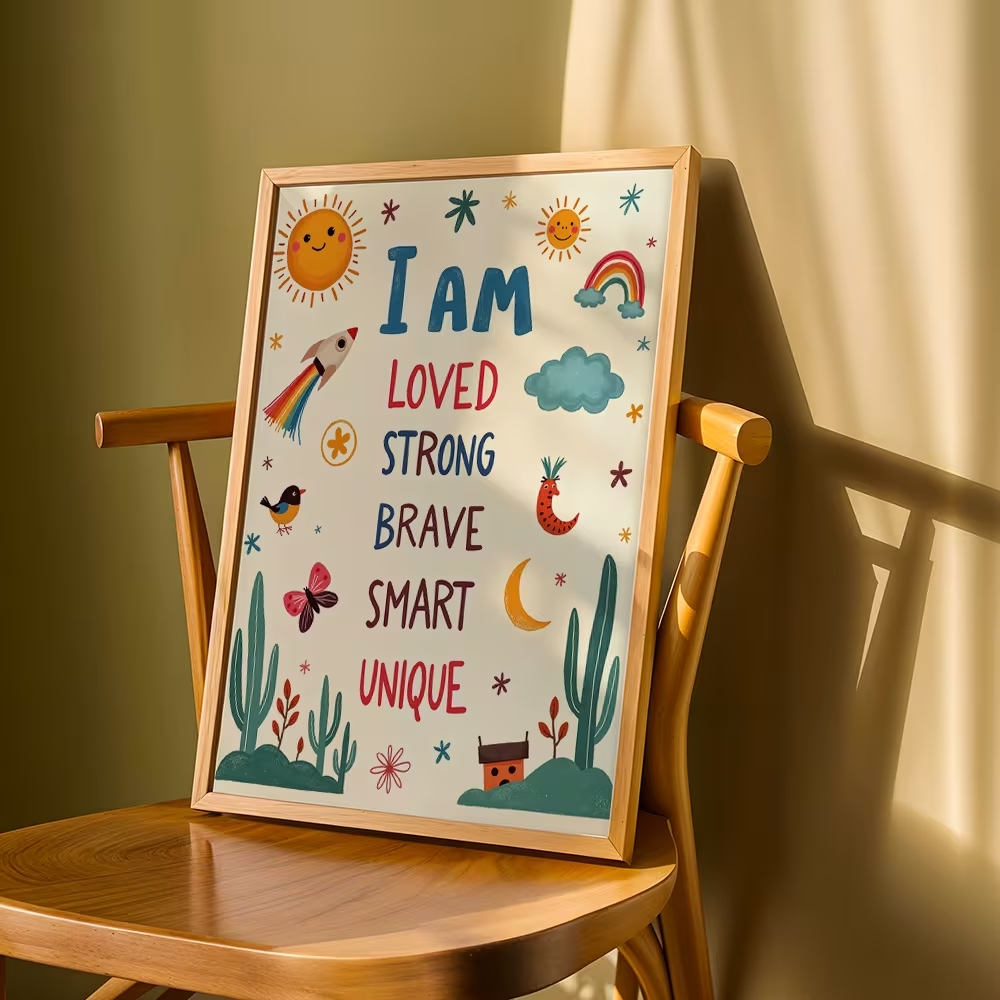 Colorful I Am Loved Strong Bra - огляд і ціна Smart Home Poster