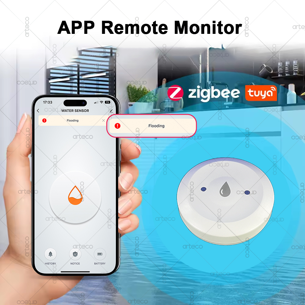 Tuya Smart Zigbee Water Sensor - огляд і ціна Smart Home Zentrale