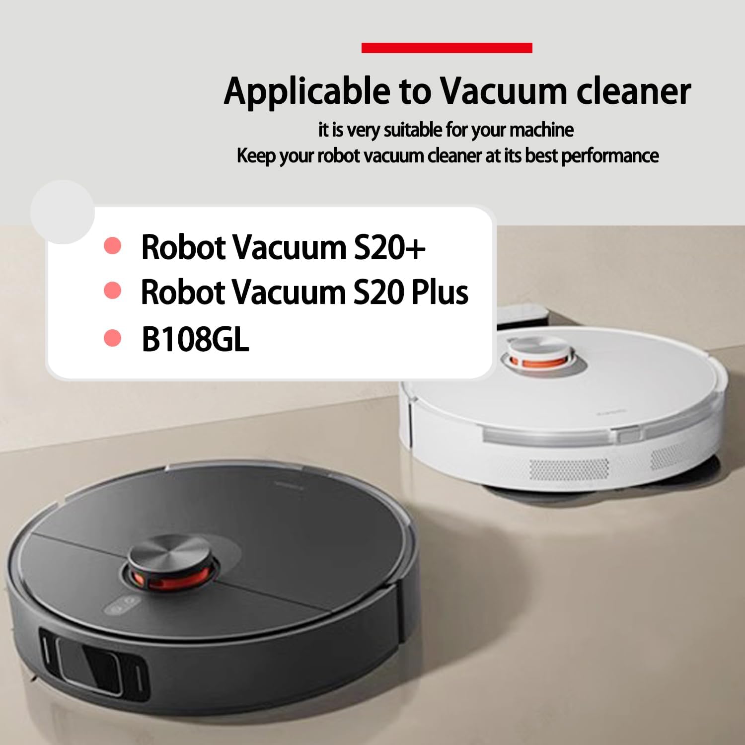 For Xiaomi S20 Plus/S20+/B108G - огляд і ціна Robot Vacuum