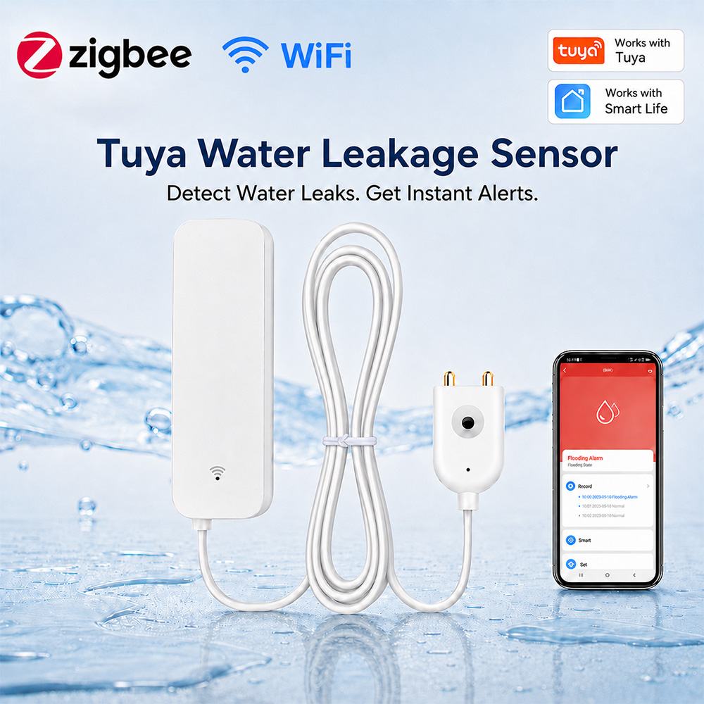 ZigBee WiFi Water Leak Sensor  - огляд і ціна Smart Home Networking