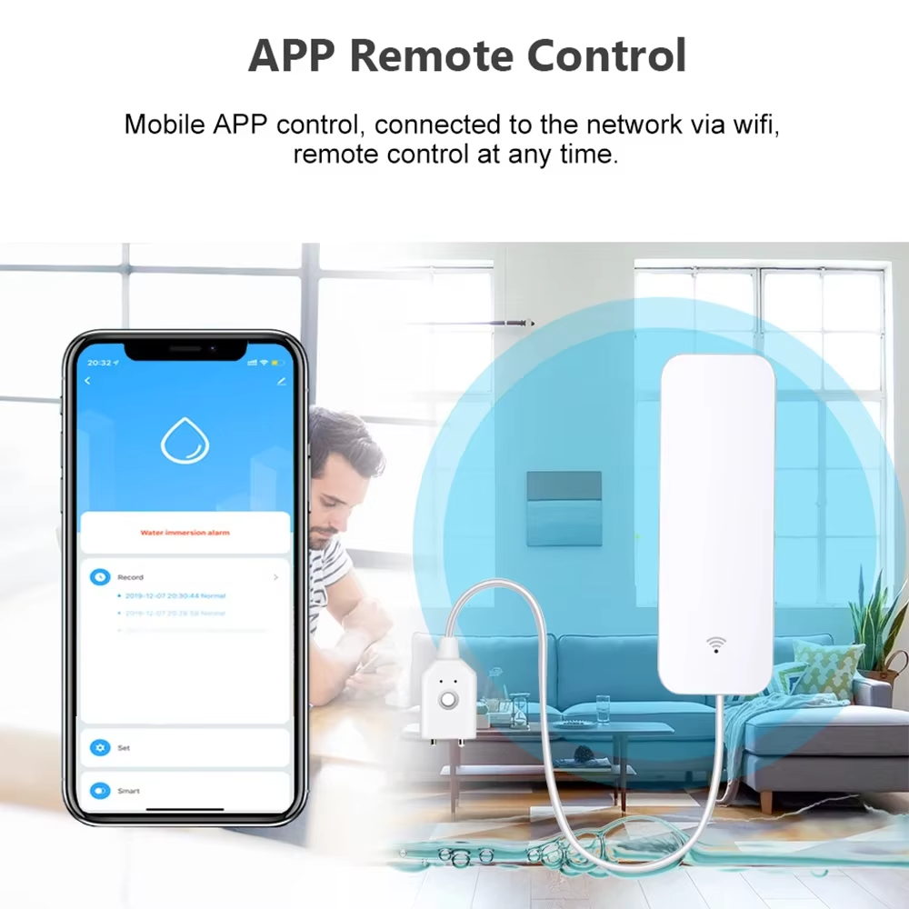 ZigBee WiFi Water Leak Sensor  - огляд і ціна Smart Home Networking