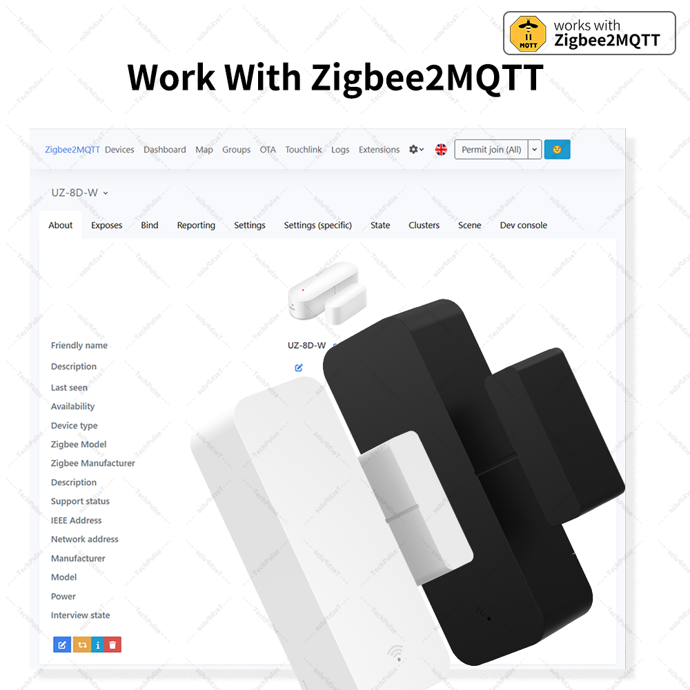 Zigbee 3.0 Door Window Sensor  - огляд і ціна Smart Home Zentrale