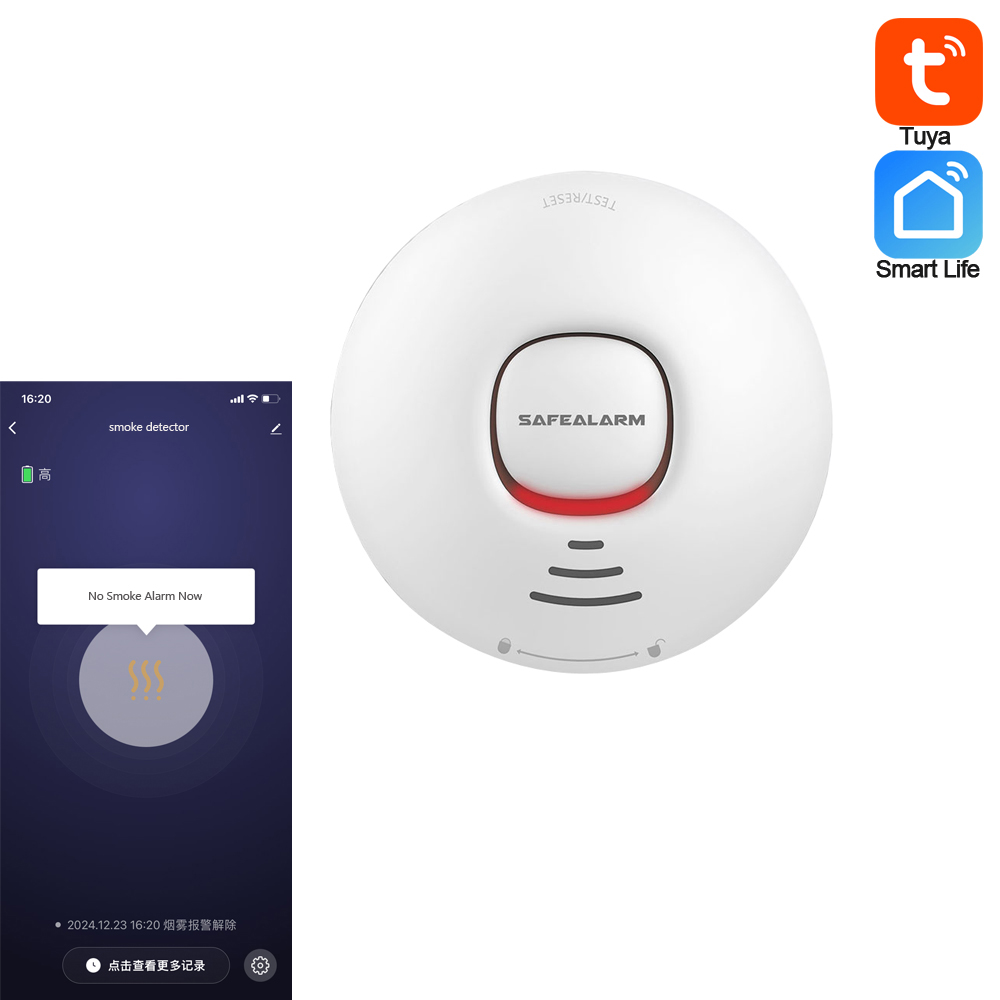 1Pcs Fire Alarm Smoke Detector - огляд і ціна Smart Home Notifications