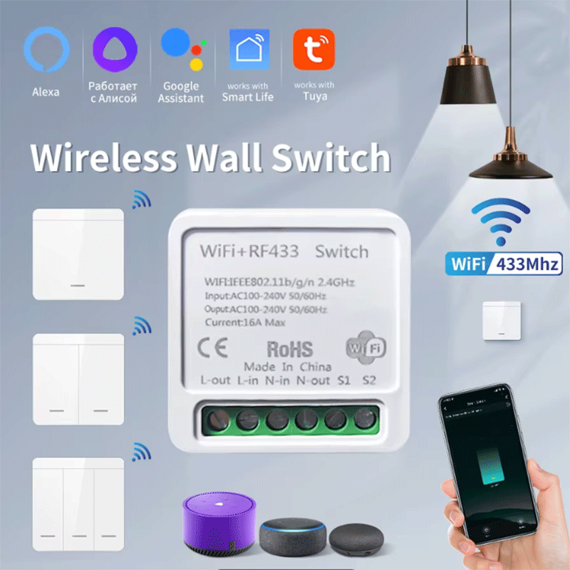 Tuya WiFi Smart Light Switch S - огляд і ціна Smart Home Networking
