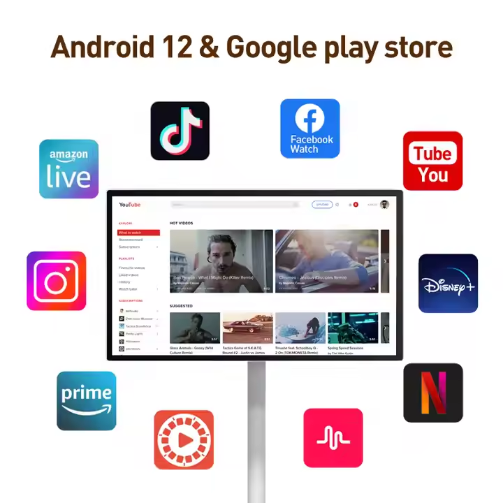 24-Inch Android 12 Portable LC - огляд і ціна Smart Home Office