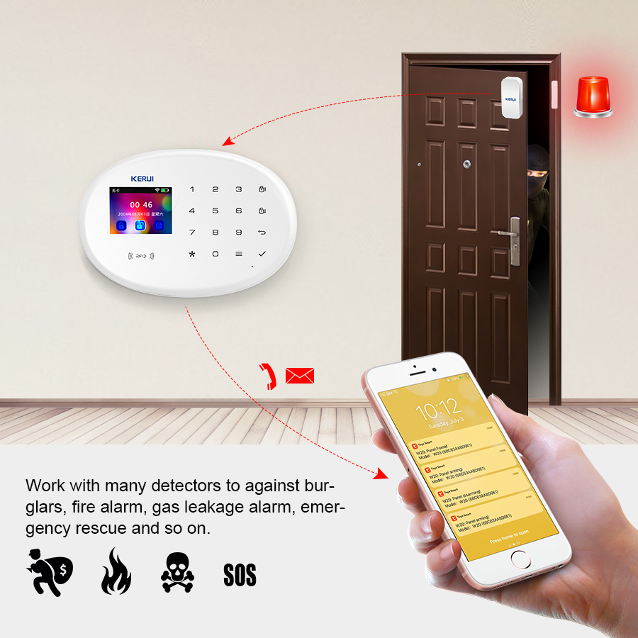 KERUI Tuya Smart App Notificat - огляд і ціна Smart Home Notifications