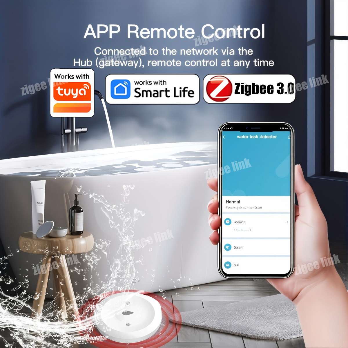 ZigBee 3.0 Water Sensor Smart  - огляд і ціна Smart Home Zentrale