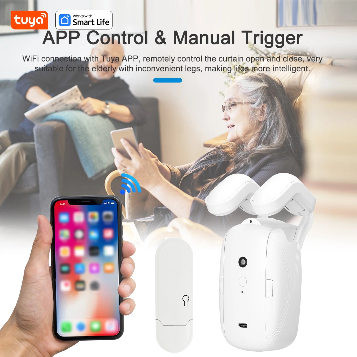 1/2PCS Tuya Smart WiFi Curtain - огляд і ціна Smart Home Zentrale
