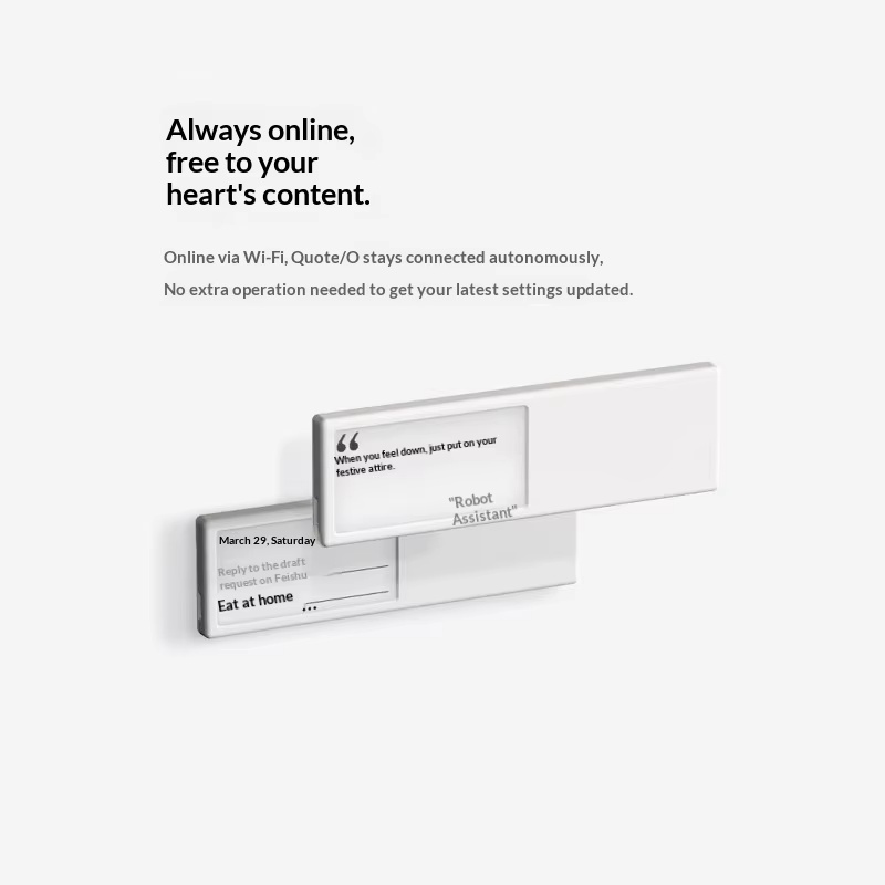 Quote O Smart Wifi E Ink Displ - огляд і ціна Smart Home Office