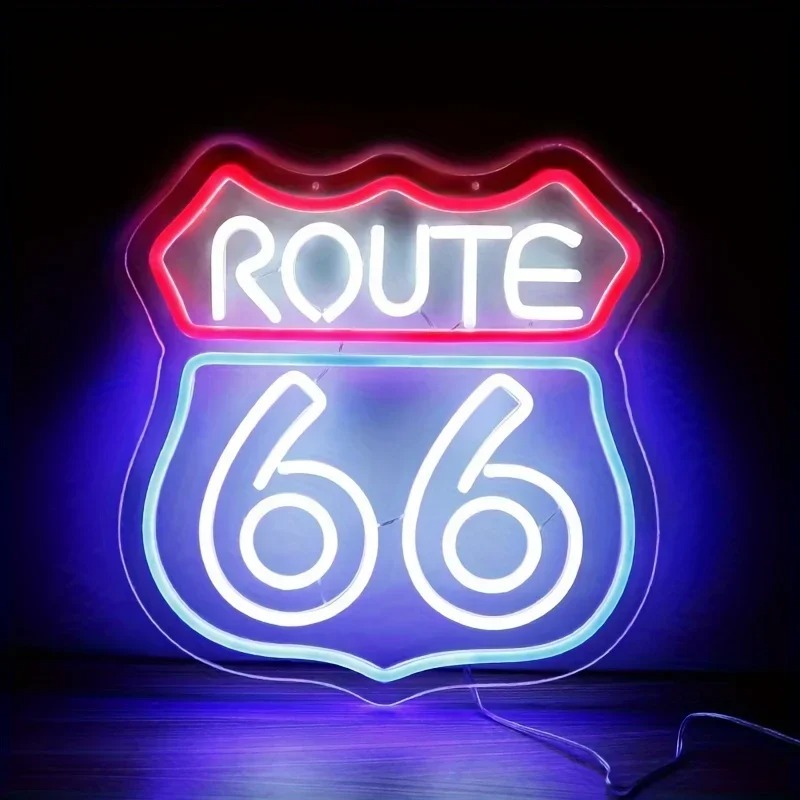 Historic Route 66 Neon Sign Ho - огляд і ціна Smart Home Poster