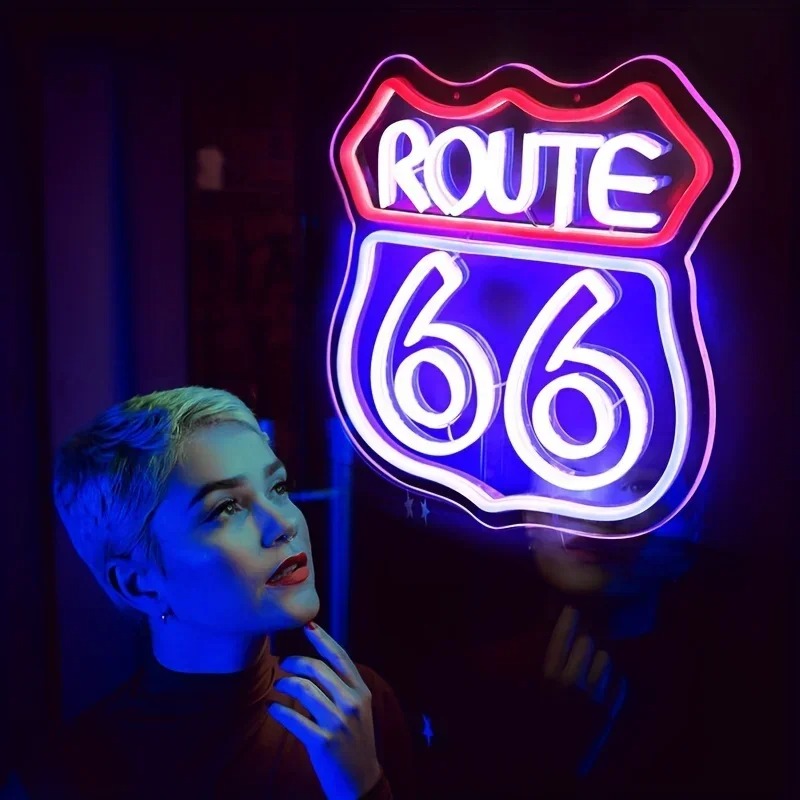 Historic Route 66 Neon Sign Ho - огляд і ціна Smart Home Poster