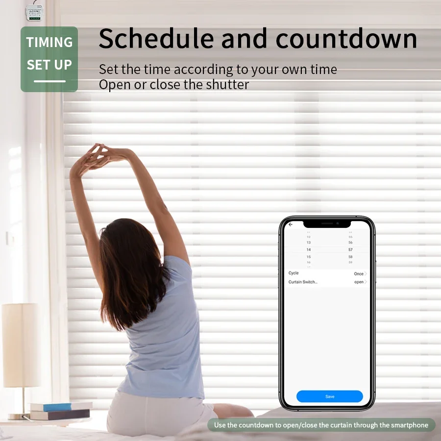 Tuya Wifi Smart Switch with RF - огляд і ціна Smart Home Blinds