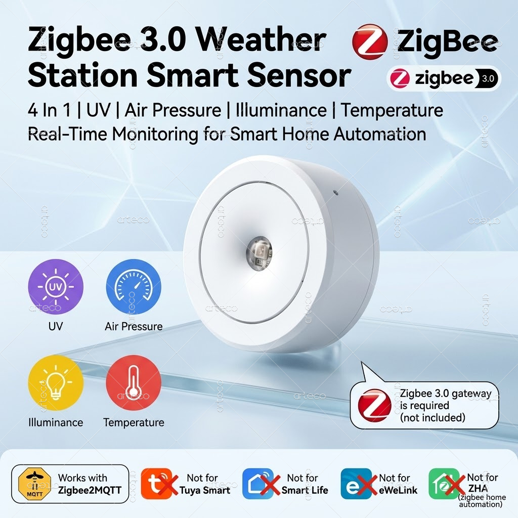 Zigbee 3.0 4-In-1 Weather Stat - огляд і ціна Smart Home Zentrale
