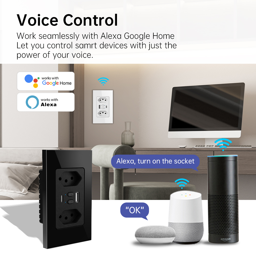 MANHOT Wifi Smart Brazil Socke - огляд і ціна Smart Home Networking