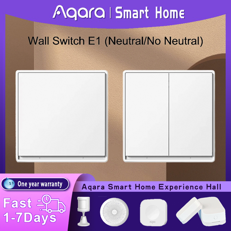 Original Aqara Wall Switch E1  - огляд і ціна Smart Home Yeelight