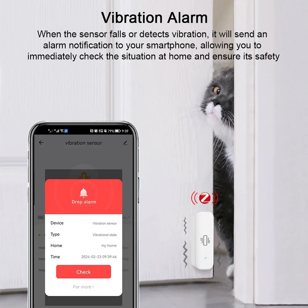 Tuya WiFi/Zigbee Smart Vibrati - огляд і ціна Smart Home Notifications
