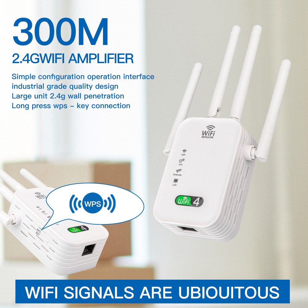 300M WIFi Repeater Wi-Fi Ampli - огляд і ціна Smart Home Office