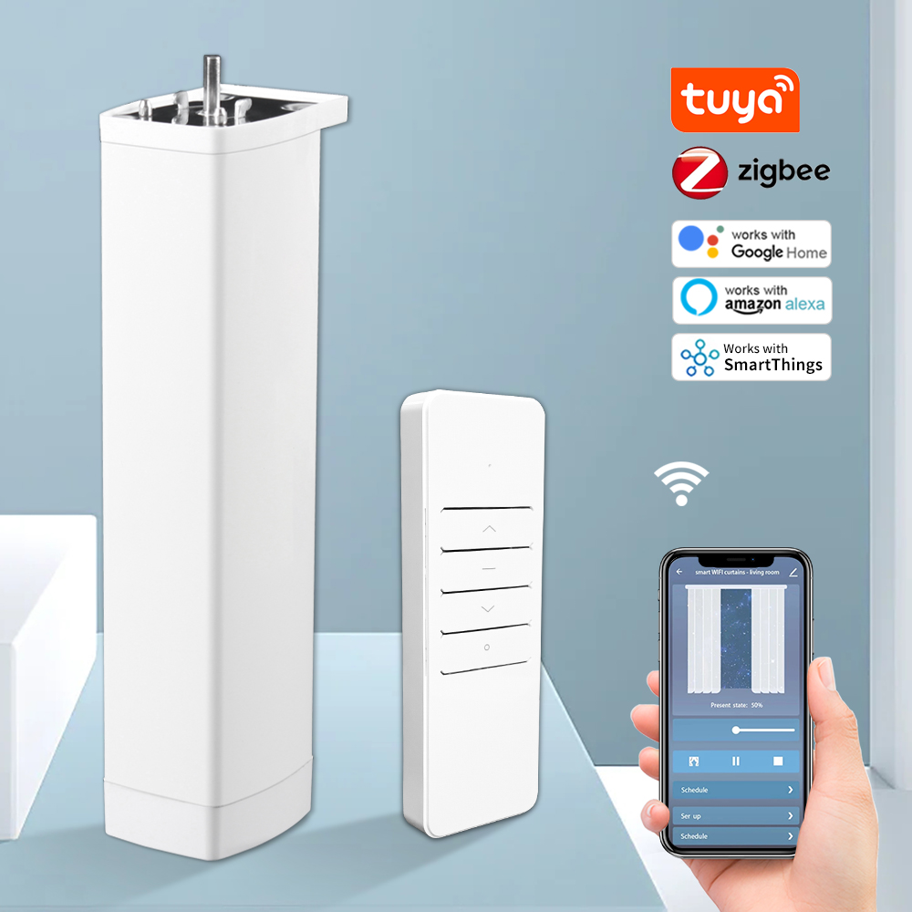 Tuya Zigbee Smart Electric Cur - огляд і ціна Smart Home Blinds