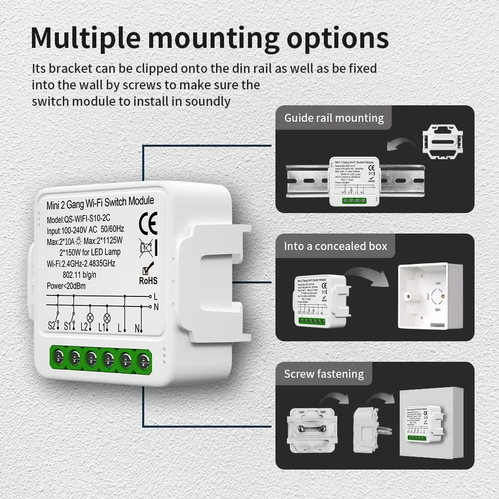 TNCE Tuya Curtain Switch Modul - огляд і ціна Smart Home Blinds