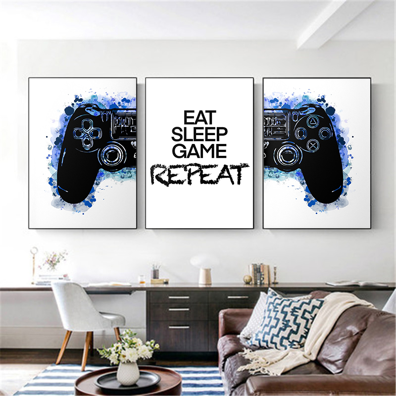 Black and White Game Controlle - огляд і ціна Smart Home Poster