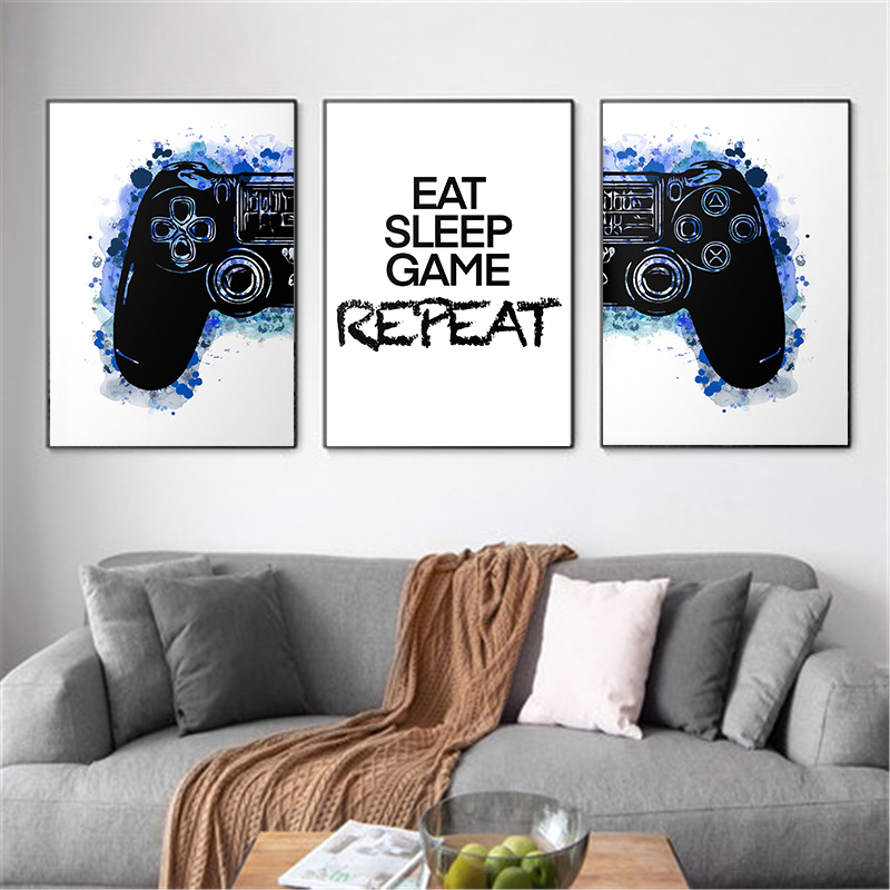 Black and White Game Controlle - огляд і ціна Smart Home Poster